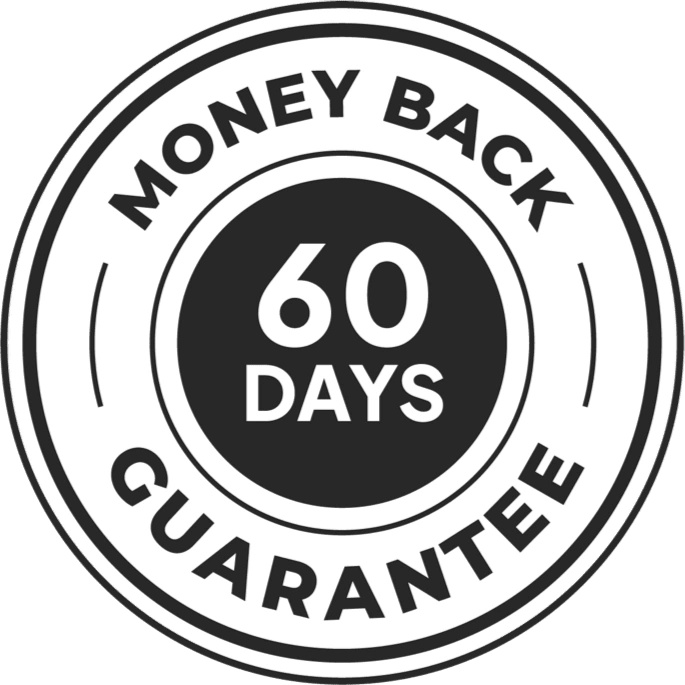 Rugiet Ready 60-day money back guarantee seal